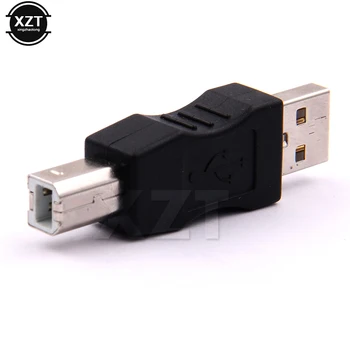 Naujausias Micro Jungtis USB 2.0 type A male-B male Adapteris Keitiklis spausdintuvo Jungtis