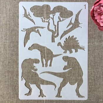 A4 29cm Laukinių Gyvūnų Dinozaurų Šeima Meilužis 