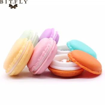 Nešiojamų Saldainiai Spalvos Mini Macarons Talpinimo Gražių Papuošalų, Dovanų Pakuotės Tabletes Lagaminas Rankų Apsauga Lauke