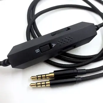 3.5 mm Audio Kabelis Inline Kontrolės Logitech G633 G933 Arba 