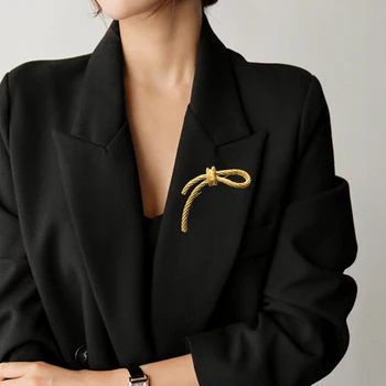 Kshmir 2020 Matinis Aukso Gėlė Sagė Derliaus Mergina Dress Sagė Ornamentu Rafinuotas Sagė Metalo Aukso Perlas Moterims Cinko Lydinys