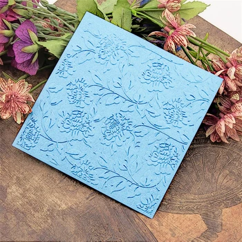 KARŠTO plastiko chrizantemų šabloną amatų kortelės popieriaus kortelės albumo vestuvių dekoravimas scrapbooking įspaudas katalogą