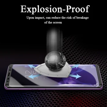 Apsaugos Visą Dangtelį Ant Samsung Galaxy S6 S7 S5 S4 S3 mini Pastaba 5 4 3 Hidrogelio Kino Screen Protector, Ne Stiklas