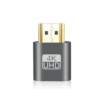 1pcs VGA Virtualus Ekranas HDMI Adapteris-suderinama 1.4 DDC EDID Manekeno Plug Begalvis Dvasios Ekranas Emuliatorius Vaizdo kortelės Užraktas plokštė