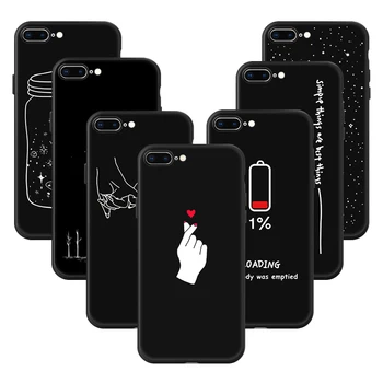 Širdies Telefono dėklas Skirtas iPhone 11 12, Pro 7 8 Plius 6 6s X XS Max XR Minkštas Silikoninis Dangtelis, Skirtas 