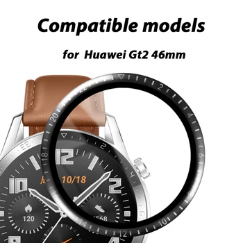 20D Lenktas Krašto Apsaugos plėvelė Huawei Žiūrėti GT2 GT 2 46MM Sporto Smart Žiūrėti soft screen protector, priedai (Ne Stiklo）