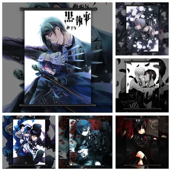 Black Butler Sebastian x Ciel Phantomhive Anime, manga sienos Plakatas Pažymėkite D