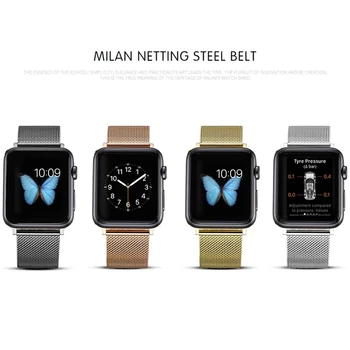 Milano Diržu, Apple Watch Band 42mm 44mm Nerūdijančio Plieno Juosta apyrankė iWatch serijos 6 SE 5 4 3 2 38mm 40mm Metalinis Dirželis