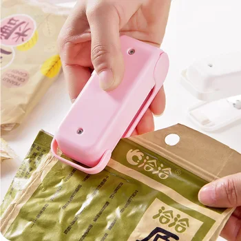 Nešiojamų Šilumos Gruntas Plastiko Pakuotės Saugojimo Krepšys Mini Sandarinimo Mašina Maisto Užkandžių Išsaugojimo Įrankį, Namų Virtuvė, Mini