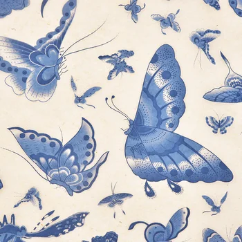 Keramika, keramikos, molio Perkėlimo popierius glazūra underglaze gėlių popieriaus Jingdezhen mėlynos ir baltos spalvos porceliano paprasto aplikacijos 54x37cm