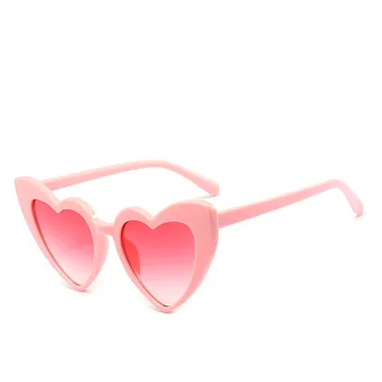 Širdies Akiniai nuo saulės Moterims prekės ženklo dizaineris Katės Akis, Saulės Akiniai Retro Meilė Širdies Formos Akiniai Ponios Pirkinių Sunglass UV400
