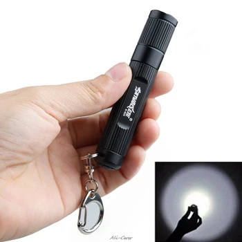 Atsparus vandeniui 2000LM LED Kišeninis Žibintuvėlis 3 Rūšių Keychain paketų prižiūrėtojų raktinę Fakelas Penlight Nešiojamų