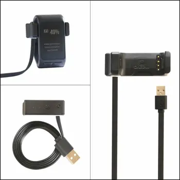 USB Duomenų Kabelis, Baterija, Kroviklis ir USB Duomenų Kabelį Pakeisti Garmin Vivoactive HR Širdies ritmo Monitorius GPS Smart Žiūrėti