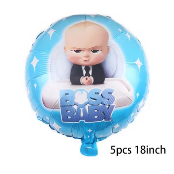 Bosas balionai baby shower vienerių metų amžiaus kūdikis bosas gimtadienio vakarėlis, apdailos balionu tiekėjas pirmas 1-asis gimtadienis vaikams žaislas