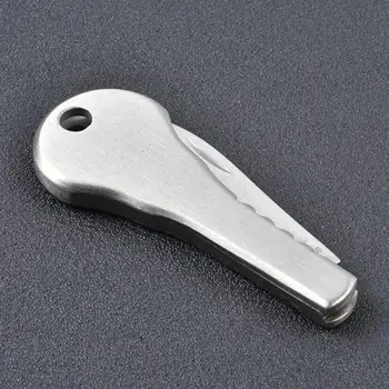 NAUJAS Daugiafunkcinis Lankstymo Klavišus Peilis Nerūdijančio Plieno rankinių įrankių Keychain Kempingas Šveicarijos Kišenėje Išgyvenimo Peilis, mini cutter blade