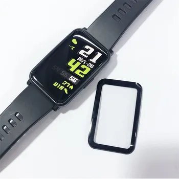 2vnt Švelni Apsauginė Plėvelė Huawei Žiūrėti Fit / Garbės Žiūrėti ES Smartwatch 3D Išlenkti Visu Screen Protector, Ne Stiklas