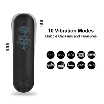 Galingas Mini Vibratorius Kulka Moterų Klitorio Stimuliatorius G-Taško Dildo Vibracija Sekso Žaislas Moterų Masturbator Suaugusiems, Poroms
