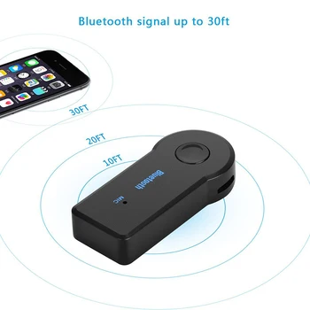 Adaptador receptorių y transmisor inalámbrico Bluetooth 5,0, 2 lt arba 1, conector de 3,5 mm para Garso de música de coche Aux A2dp, rec