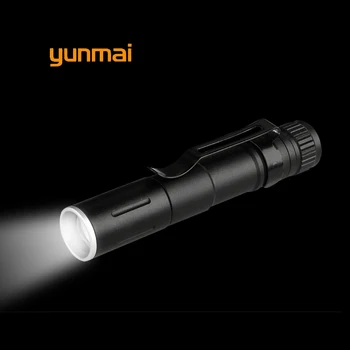 2019 Mini LED Žibintuvėlis ZOOM 7W ŠVIESOS Q5 2000LM Vandeniui Lanterna LED Zoomable Fakelas AAA Baterijos Galingas Led Medžioklės J29