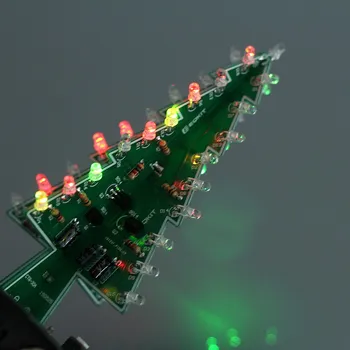 Trimatis 3D Medžio LED 