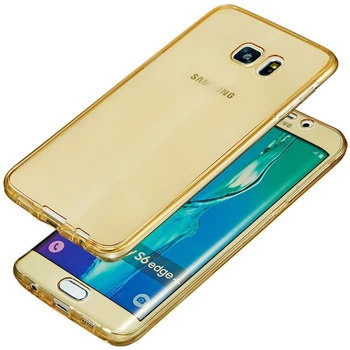 Du Kartus Silikoninis Telefono Dėklas Samsung Galaxy S7 Krašto S8 S9 S10 Plius J3 Skyrius J5 J7 A5 2017 A6 A8 A9 J4 J6 2018 A10 A20 A40 A50 A70