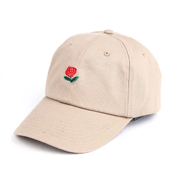 2019 Sprogimo Šimtai Rožių Išsiuvinėti beisbolo kepuraitę nuo Saulės korėjos Atsitiktinis Saulės Skrybėlę Mados Lauko Atsitiktinis kepurės Tėtis Skrybėlės