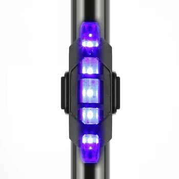 2020 Naujas USB Įkraunamas LED Dviračio užpakalinis Žibintas užpakalinis žibintas Dviračio Lempa, LED Galinis Žibintas Saugos Įspėjimas užpakalinis žibintas Dviračių šviesos
