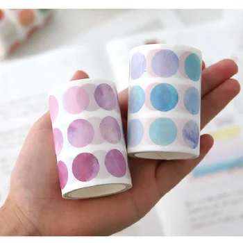 Akvarelė Ritmą Taškų Washi Tape Die Cut Washi Tape Dot Washi 60mm*3m