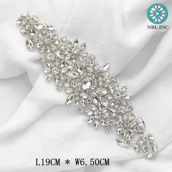 (1PC) Strazdų nuotakos diržo deimantų, aukso vestuvių suknelė, diržas kristalų vestuvių varčios vestuvių suknelė aksesuarai WDD0633