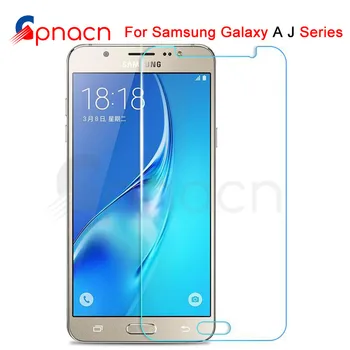 9H Apsauginis Stiklas ant Samsung Galaxy j3 skyrius J5 J7 A3 A5 A7 2016 2017 A6 A8 A9 2018 Grūdintas Screen Protector, Stiklo Plėvelė