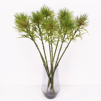 3 Galvutės, dirbtinių glitch augalai Imituojamas jūros ežių padirbtų augalų naują savotiškas gėlių dekoras, namų partijos biure sodo gėlių
