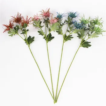 3 Galvutės, dirbtinių glitch augalai Imituojamas jūros ežių padirbtų augalų naują savotiškas gėlių dekoras, namų partijos biure sodo gėlių