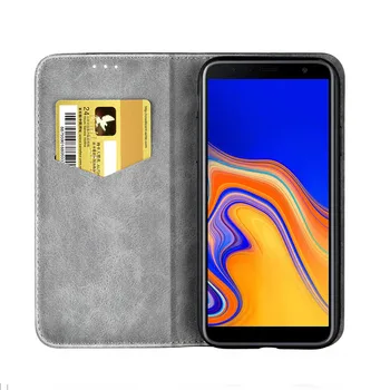 Derliaus Apversti Odinis Telefono dėklas Samsung Galaxy J4 J6 Plius J 4 6Plus Note10 S10 S8 S9 Plus S7 Krašto A6 A7 2018 Kortelės Lizdo Dangtelį