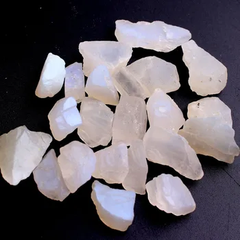 Aukštos Kokybės Retas Gamtos Baltas mėnulio akmuo Krito Akmuo Kristalas Rockstone Reiki healing Pavyzdys Neapdorotų Žaliavų Surinkimas