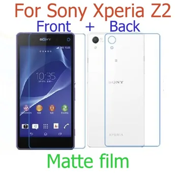 (priekinė+galinė dalis) HD aišku, blizgus & Matinė plėvelė Sony xperia Z L36H Z1 L39H Z2 Z3 Z4 Z5 Premium Ultra plus screen protector filmas