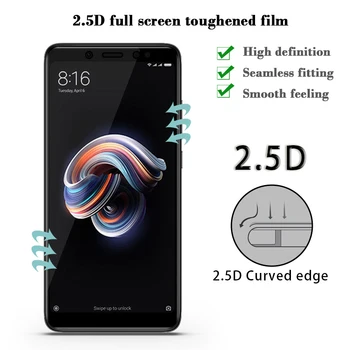 Apsauginis Stiklas Ant Xiaomi Redmi pastaba 5a 5 pro plus Screen Protector, Grūdinto Stiklo xiomi ksiomi note5a 5pro trempe verre
