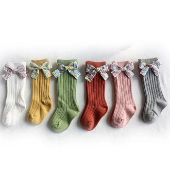 Kūdikiams, vaikams, kūdikių duobę kojinės gėlių lankas kietas kojinės paprasto kojinės bamblys atsitiktinis kojinių princesė Grybelio Grindų kojinės 0-5Y