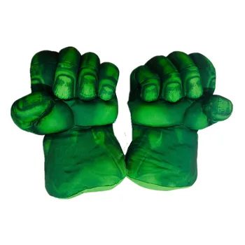 4-12Y Vaikas Hulk Kumščiu Pliušinis Pirštinės Cosplay Atlikti Fantazijos Shield Rekvizitai HalloweenToys Vaikų Dovanų