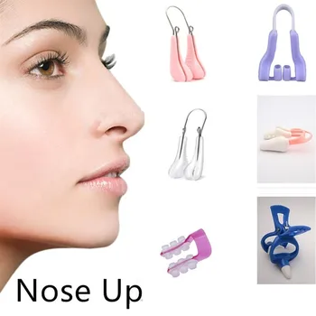 1PC Nosies Shaper Silikono formos Apkabos Pertvarkyti Nosies Iki Kėlimo Formuojant Shaper Rhinoplasty Nosies Jokio Skausmo Masažo Įrankis