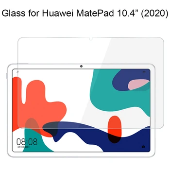 9D 2020 Naują Huawei MatePad 10.4 Grūdintas stiklas Filmas MatePad 10.4 colių 2020 BAH3-AL00 BAH3-W09 Screen Protector Atveju Atgal
