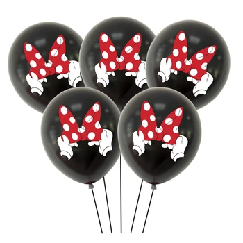 12inch Minnie Latekso Balionas Rinkinys Disney Animacinių filmų Mickey Mouse Temą Vestuvių, Gimtadienio Apdailos Prekių Vaikams Balionas Globos