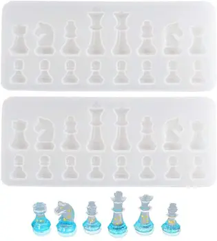 Karšto pardavimo dervos šachmatų modeliavimo silikono pelėsių, uv derva 