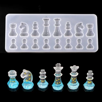 Karšto pardavimo dervos šachmatų modeliavimo silikono pelėsių, uv derva 
