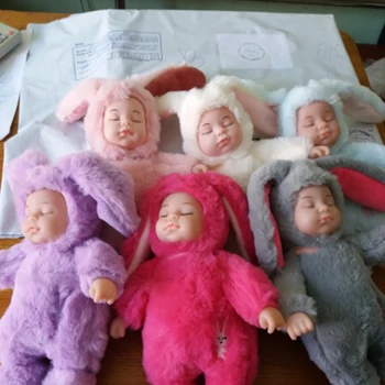 LOL lėlės Kūdikis Miega Triušis Pliušinis Lėlės dovana naujųjų metų Gimimo mergaičių ir berniukų lol lėlės pristatymas nuo rusijos