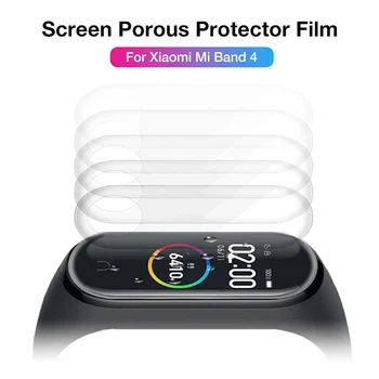 Apsauginės plėvelės mi juosta 4 protector ekrano xiaomi smart apyrankę 3 2 miband apyrankės žiūrėti smartband saugos filmas ne stiklo