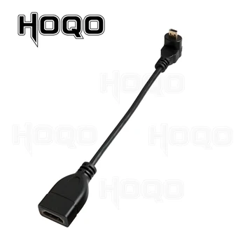 90 Laipsnių Micro HDMI Male HDMI Female Kabelio su Adapteriu Kairėn, Dešinėn Kampas Micro HDMI Para HDMI Konverteris Kamera HD TV