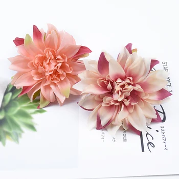 6 Gabalus Šilko Gerbera 10cm vestuvių dekoratyvinės gėlės sienos 