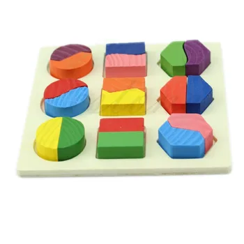 Mediniai Geometrinių Formų Montessori Įspūdį Rūšiavimo Matematikos Plytų Ikimokyklinio Mokymosi Švietimo Žaidimas Kūdikių Bamblys Žaislai Vaikams