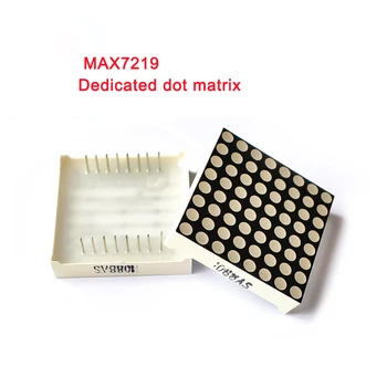 MAX7219 dot matrix modulis 8*8 bendro katodo 5V, raudona, mėlyna ir žalia 4 vienoje LED ekranas su 