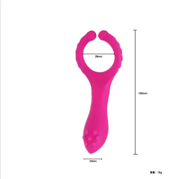 Gaidys G-spot Klitorio Stimuliatorius Vibracijos Žiedą Klitorio Įrašą Suaugusiųjų Sekso Žaislai Elektros Vyrų Varpos Vibratorius Žiedas Nedelsiant